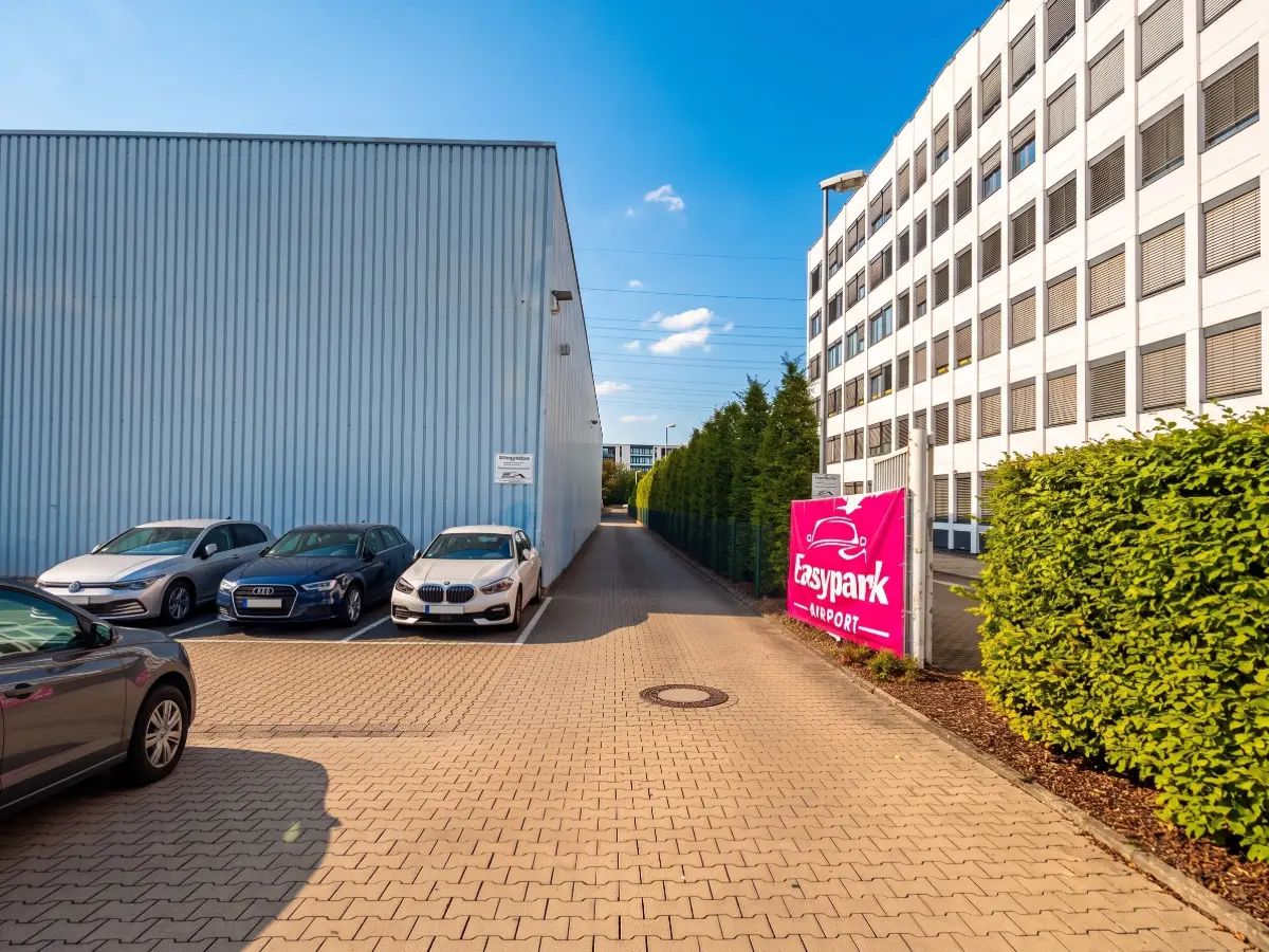 Easypark Airport Köln – Shuttle - Açık Otopark 3