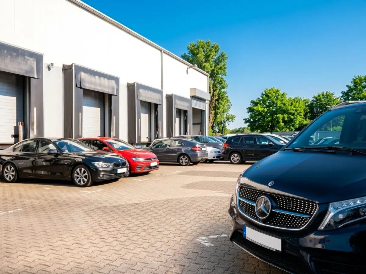 Flypa Düsseldorf - Shuttle - Außenparkplatz