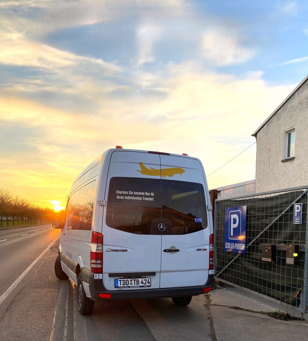 Schlau-Parken Leipzig – Shuttle – Außenparkplatz 2